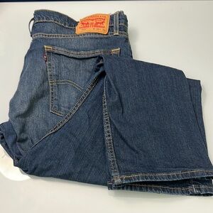 Levi's Men's Straight Jeans - Dark Blue